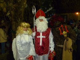 Mikulášská nadílka s rozsvícením vánočního stromu 2014